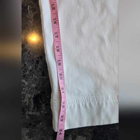 ▪️SPANX On-The-Go Cropped Wide Leg Pants in Classic White M Petite #93 - Picture 9 of 13